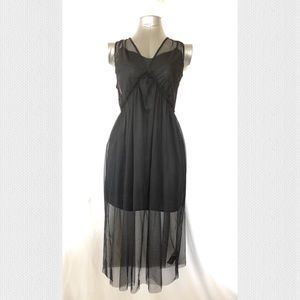 Topshop Tulle Midi Dress